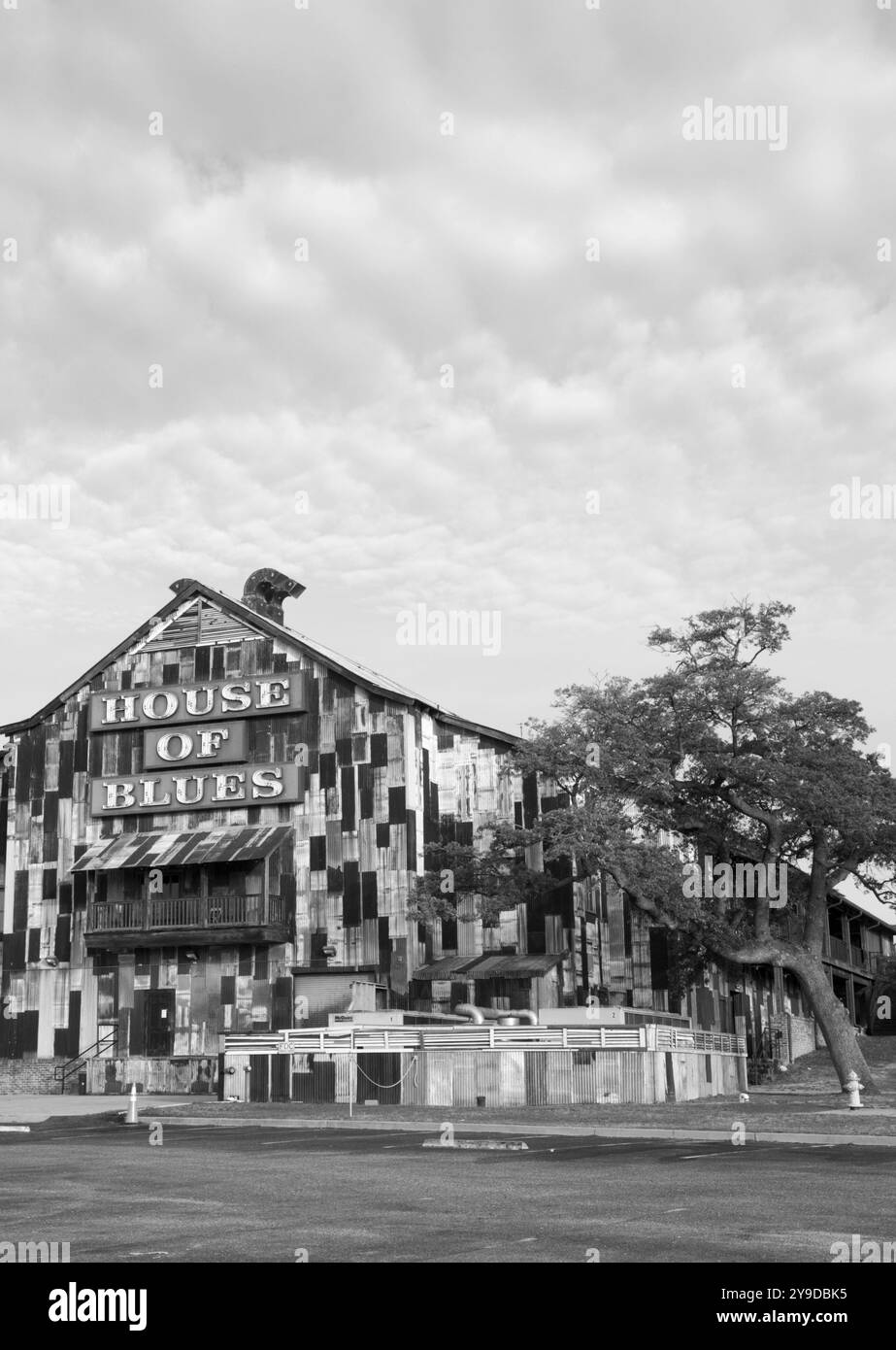 Edificio House of Blues a Myrtle Beach, South Carolina, Stati Uniti. Il club unico e eccentrico è conosciuto per la musica blues dal vivo e l'arredamento eclettico. Foto Stock