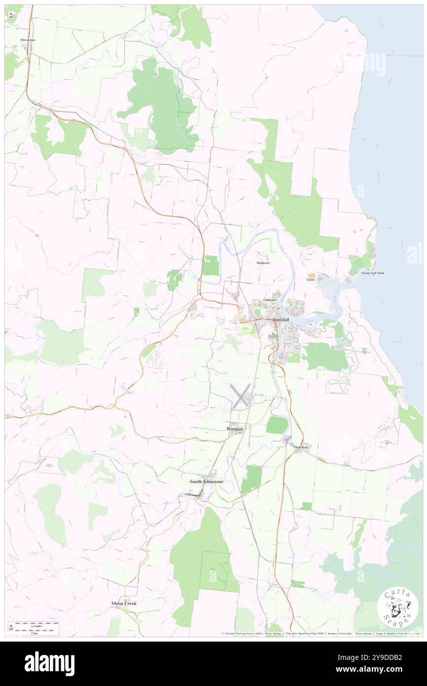 Hudson, Cassowary Coast, AU, Australia, Queensland, s 17 31' 28'', N 146 0' 2'', MAP, Cartascapes Map pubblicata nel 2024. Esplora Cartascapes, una mappa che rivela i diversi paesaggi, culture ed ecosistemi della Terra. Viaggia attraverso il tempo e lo spazio, scoprendo l'interconnessione del passato, del presente e del futuro del nostro pianeta. Foto Stock