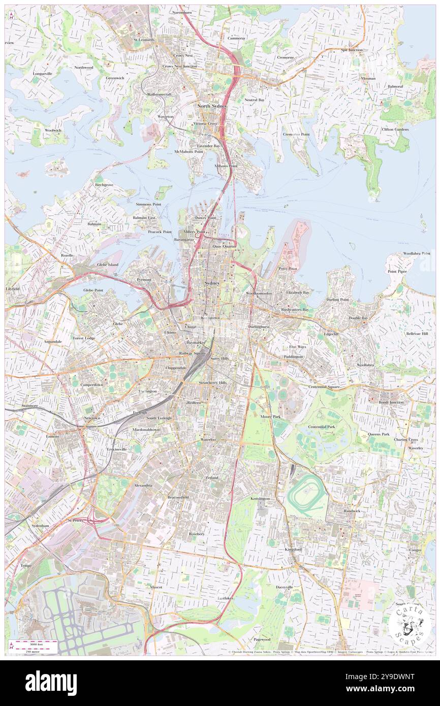 Wyndham Vacation Resort Asia Pacific Sydney, City of Sydney, AU, Australia, nuovo Galles del Sud, s 33 52' 44'', N 151 12' 36'', MAP, Cartascapes Map pubblicata nel 2024. Esplora Cartascapes, una mappa che rivela i diversi paesaggi, culture ed ecosistemi della Terra. Viaggia attraverso il tempo e lo spazio, scoprendo l'interconnessione del passato, del presente e del futuro del nostro pianeta. Foto Stock