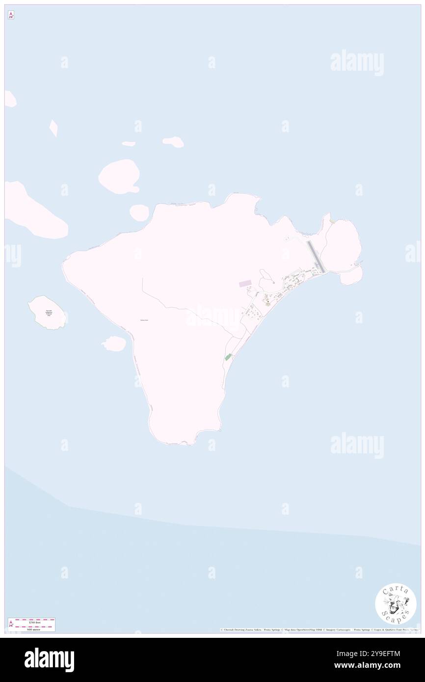 Mabuiag Island, Torres Strait Island Region, AU, Australia, Queensland, S 9 57' 23'', N 142 11' 15''', mappa, Cartascapes Mappa pubblicata nel 2024. Esplora Cartascapes, una mappa che rivela i diversi paesaggi, culture ed ecosistemi della Terra. Viaggia attraverso il tempo e lo spazio, scoprendo l'interconnessione del passato, del presente e del futuro del nostro pianeta. Foto Stock