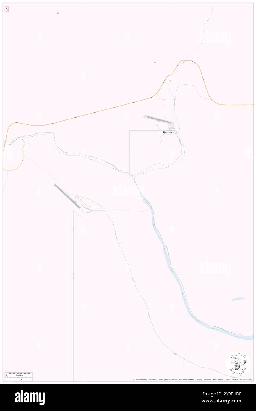 Kookaburra Creek, UA, Australia, Northern Territory, s 14 43' 59'', N 134 33' 0'', MAP, Cartascapes Map pubblicata nel 2024. Esplora Cartascapes, una mappa che rivela i diversi paesaggi, culture ed ecosistemi della Terra. Viaggia attraverso il tempo e lo spazio, scoprendo l'interconnessione del passato, del presente e del futuro del nostro pianeta. Foto Stock