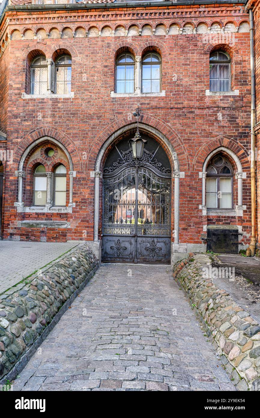 Cancelli posteriori della cattedrale di riga Foto Stock