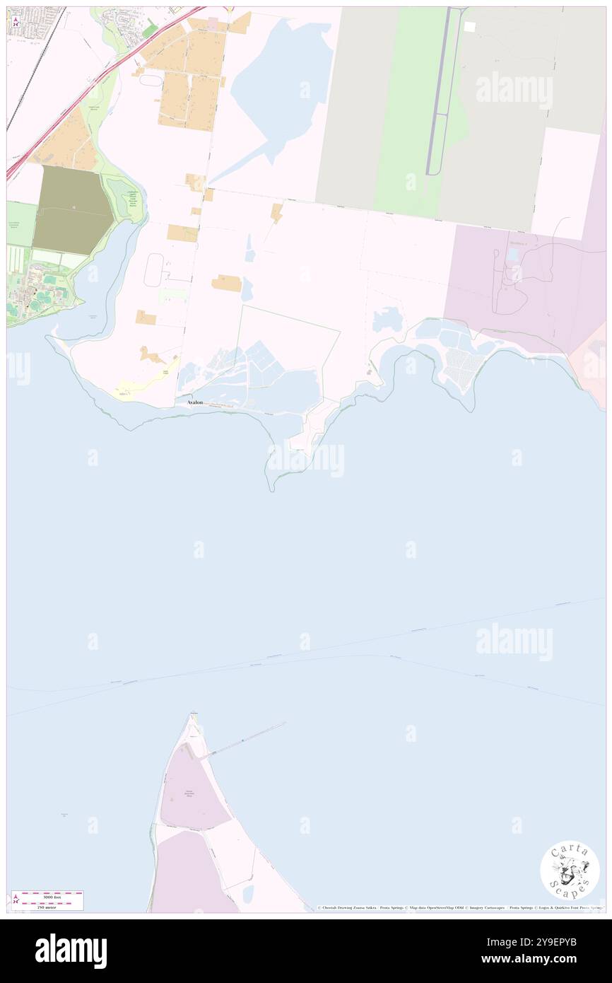 Point Lillias, , AU, Australia, Victoria, s 38 5' 31'', N 144 26' 40'', MAP, Cartascapes Map pubblicata nel 2024. Esplora Cartascapes, una mappa che rivela i diversi paesaggi, culture ed ecosistemi della Terra. Viaggia attraverso il tempo e lo spazio, scoprendo l'interconnessione del passato, del presente e del futuro del nostro pianeta. Foto Stock