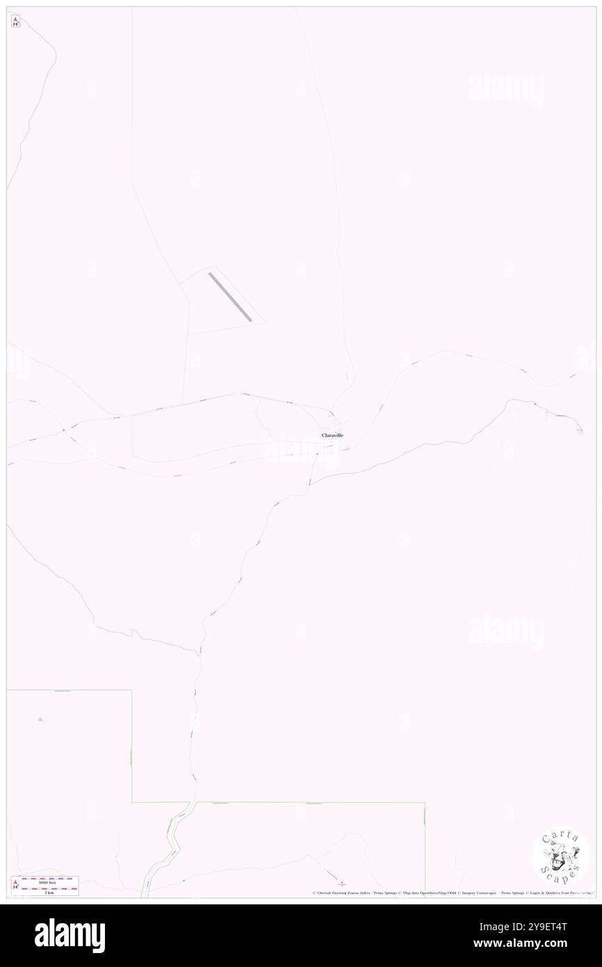 Claraville, Central Desert, AU, Australia, Northern Territory, s 23 22' 34'', N 134 44' 40'', mappa, Cartascapes Map pubblicata nel 2024. Esplora Cartascapes, una mappa che rivela i diversi paesaggi, culture ed ecosistemi della Terra. Viaggia attraverso il tempo e lo spazio, scoprendo l'interconnessione del passato, del presente e del futuro del nostro pianeta. Foto Stock