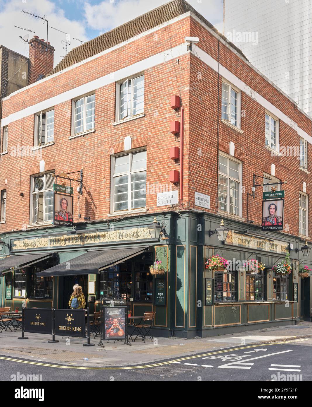 Pub e ristorante Fitzrovia, Londra, Inghilterra. Foto Stock