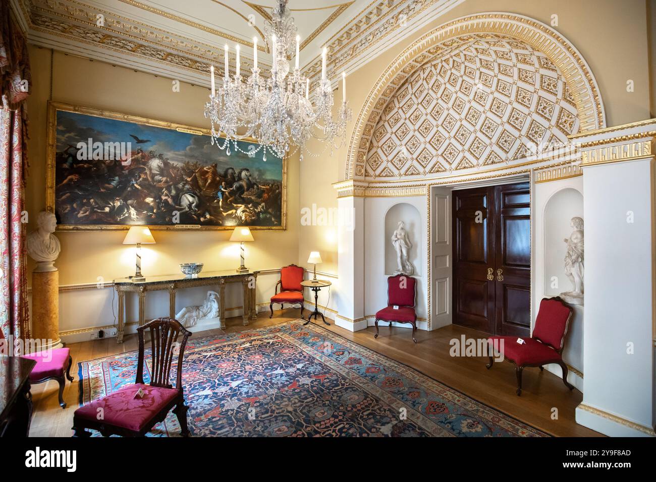 La ante Room alla Spencer House. Una casa storica a Londra appartenente alla famiglia Spencer. Foto Stock