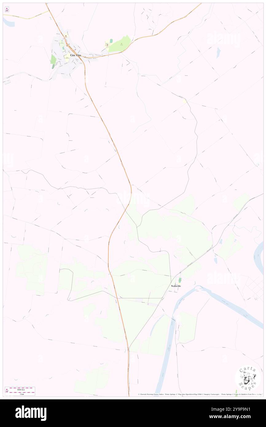 Redbank Gully, Bundaberg, AU, Australia, Queensland, s 25 2' 36'', N 151 58' 46'', MAP, Cartascapes Map pubblicata nel 2024. Esplora Cartascapes, una mappa che rivela i diversi paesaggi, culture ed ecosistemi della Terra. Viaggia attraverso il tempo e lo spazio, scoprendo l'interconnessione del passato, del presente e del futuro del nostro pianeta. Foto Stock