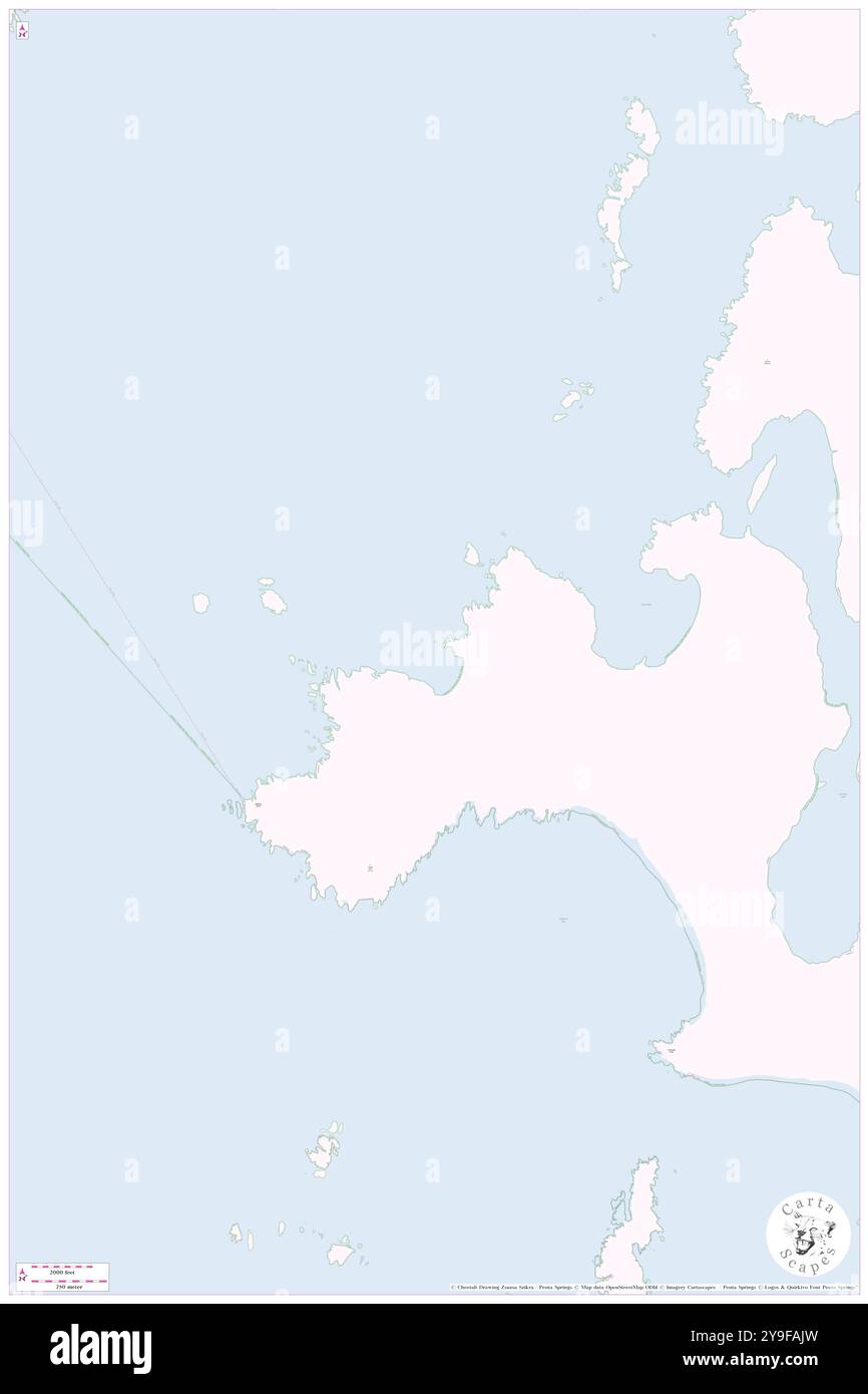 Norman Cove, ( AU), Australia, Tasmania, s 43 22' 6'', N 145 56' 39'', MAP, Cartascapes Map pubblicata nel 2024. Esplora Cartascapes, una mappa che rivela i diversi paesaggi, culture ed ecosistemi della Terra. Viaggia attraverso il tempo e lo spazio, scoprendo l'interconnessione del passato, del presente e del futuro del nostro pianeta. Foto Stock