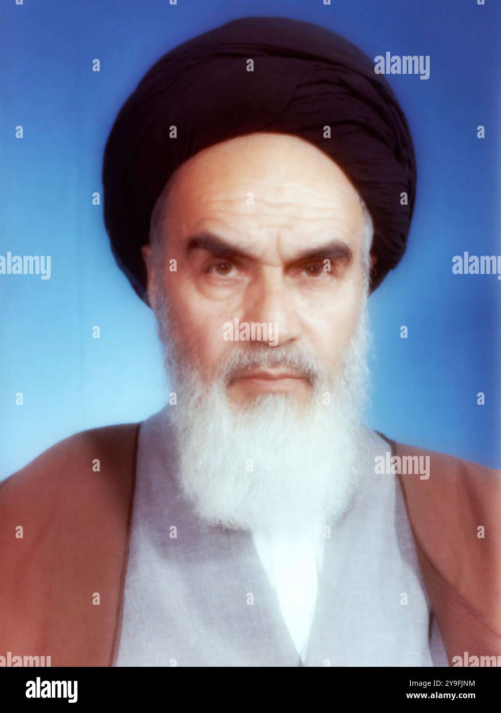 AYATOLLAH RUHOLLAH KHOMEINI (1900-§989) primo leader supremo dell'Iran nel 1981. Foto Stock