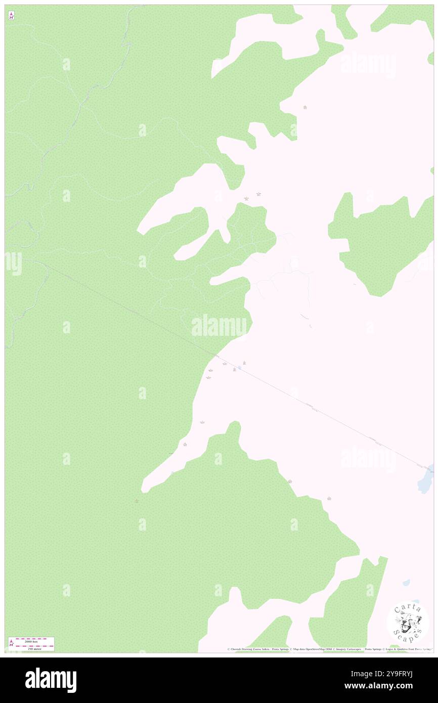 Flame Peak, Central Highlands, AU, Australia, Tasmania, s 42 30' 0'', N 146 7' 48'', MAP, Cartascapes Map pubblicata nel 2024. Esplora Cartascapes, una mappa che rivela i diversi paesaggi, culture ed ecosistemi della Terra. Viaggia attraverso il tempo e lo spazio, scoprendo l'interconnessione del passato, del presente e del futuro del nostro pianeta. Foto Stock