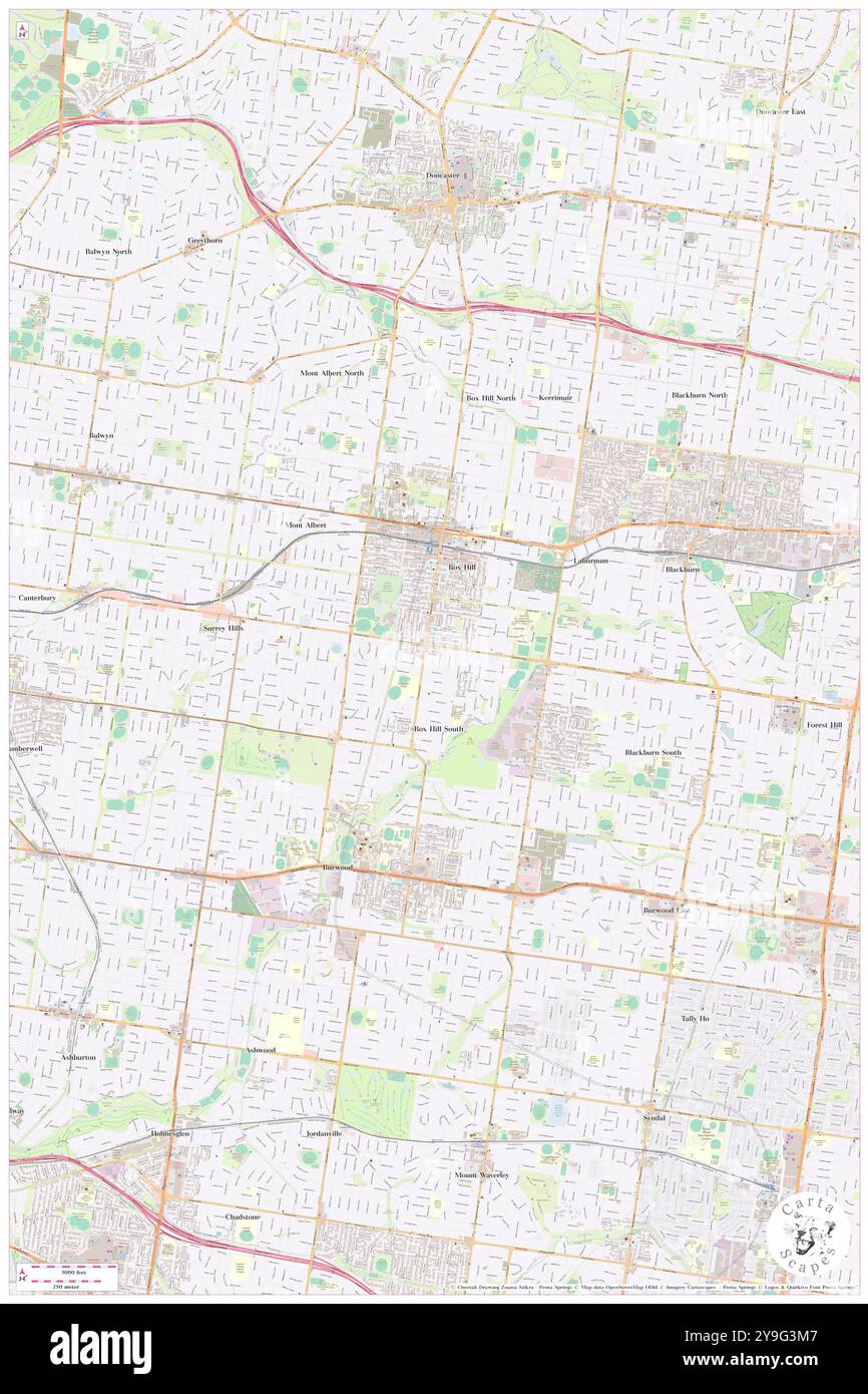 Australian Home Away @ Box Hill 2, Whitehorse, Australia, Victoria, s 37 49' 46'', N 145 7' 22'', MAP, Cartascapes Map pubblicata nel 2024. Esplora Cartascapes, una mappa che rivela i diversi paesaggi, culture ed ecosistemi della Terra. Viaggia attraverso il tempo e lo spazio, scoprendo l'interconnessione del passato, del presente e del futuro del nostro pianeta. Foto Stock