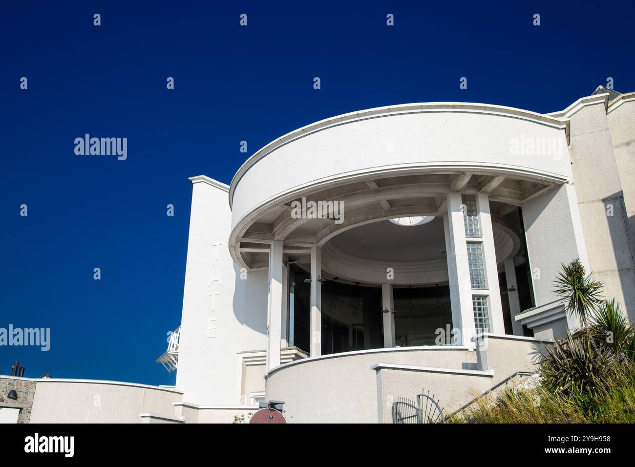 Esterno di Tate St Ives, St Ives, Inghilterra Foto Stock