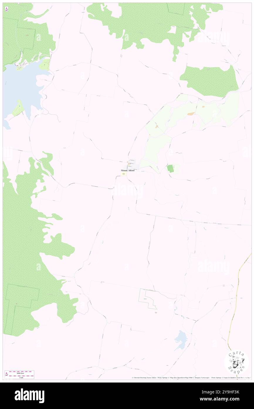 Mount Alford, Scenic Rim, AU, Australia, Queensland, s 28 4' 4'', N 152 35' 44'', MAP, Cartascapes Map pubblicata nel 2024. Esplora Cartascapes, una mappa che rivela i diversi paesaggi, culture ed ecosistemi della Terra. Viaggia attraverso il tempo e lo spazio, scoprendo l'interconnessione del passato, del presente e del futuro del nostro pianeta. Foto Stock