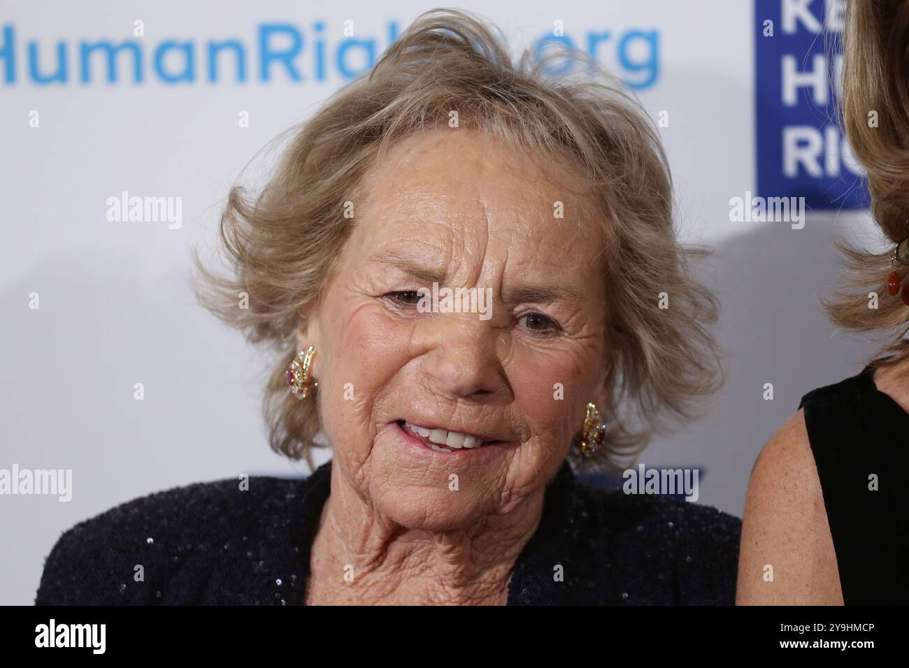 Ethel Kennedy partecipa al RFK Ripple of Hope Gala all'Hilton Hotel Midtown il 16 dicembre 2014 a New York. Foto Stock