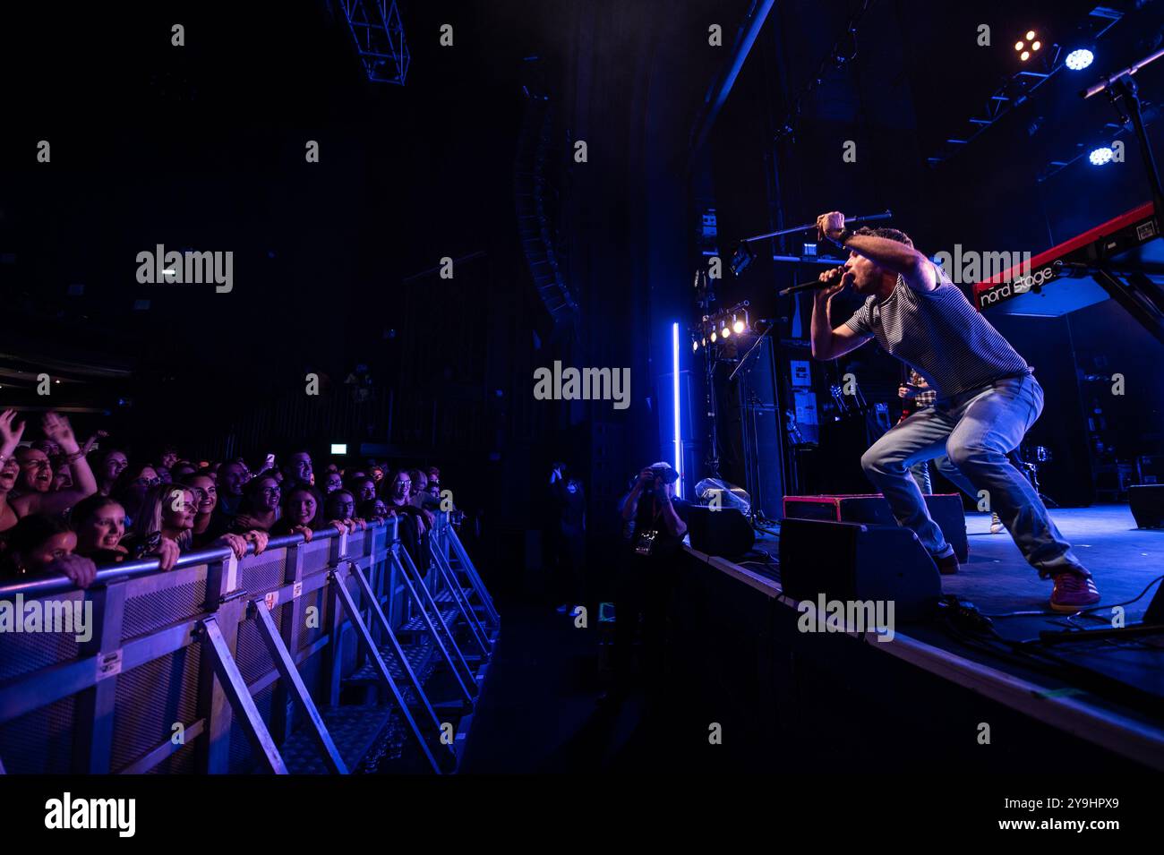 Londra, Regno Unito. 10 ottobre 2024. Scouting for Girls gioca davanti a un pubblico tutto esaurito al Kentish Town Forum. Cristina Massei/Alamy Live News Foto Stock