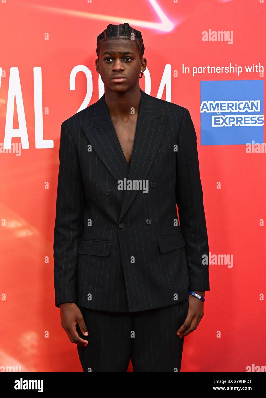 LONDRA, REGNO UNITO. 10 ottobre 2024. Callum Daniel partecipa al "Elton John: Never Too Late" Headline Gala - 68° BFI London Film Festival a Londra, Regno Unito. (Foto di 李世惠/SEE li/Picture Capital) credito: Vedi li/Picture Capital/Alamy Live News Foto Stock