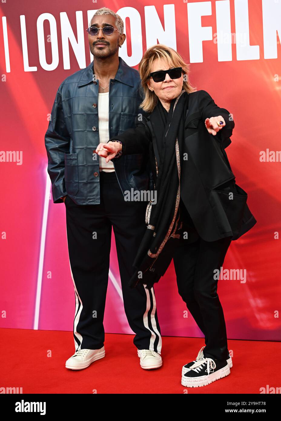 LONDRA, REGNO UNITO. 10 ottobre 2024. Lulu partecipa al "Elton John: Never Too Late" Headline Gala - 68° BFI London Film Festival a Londra, Regno Unito. (Foto di 李世惠/SEE li/Picture Capital) credito: Vedi li/Picture Capital/Alamy Live News Foto Stock