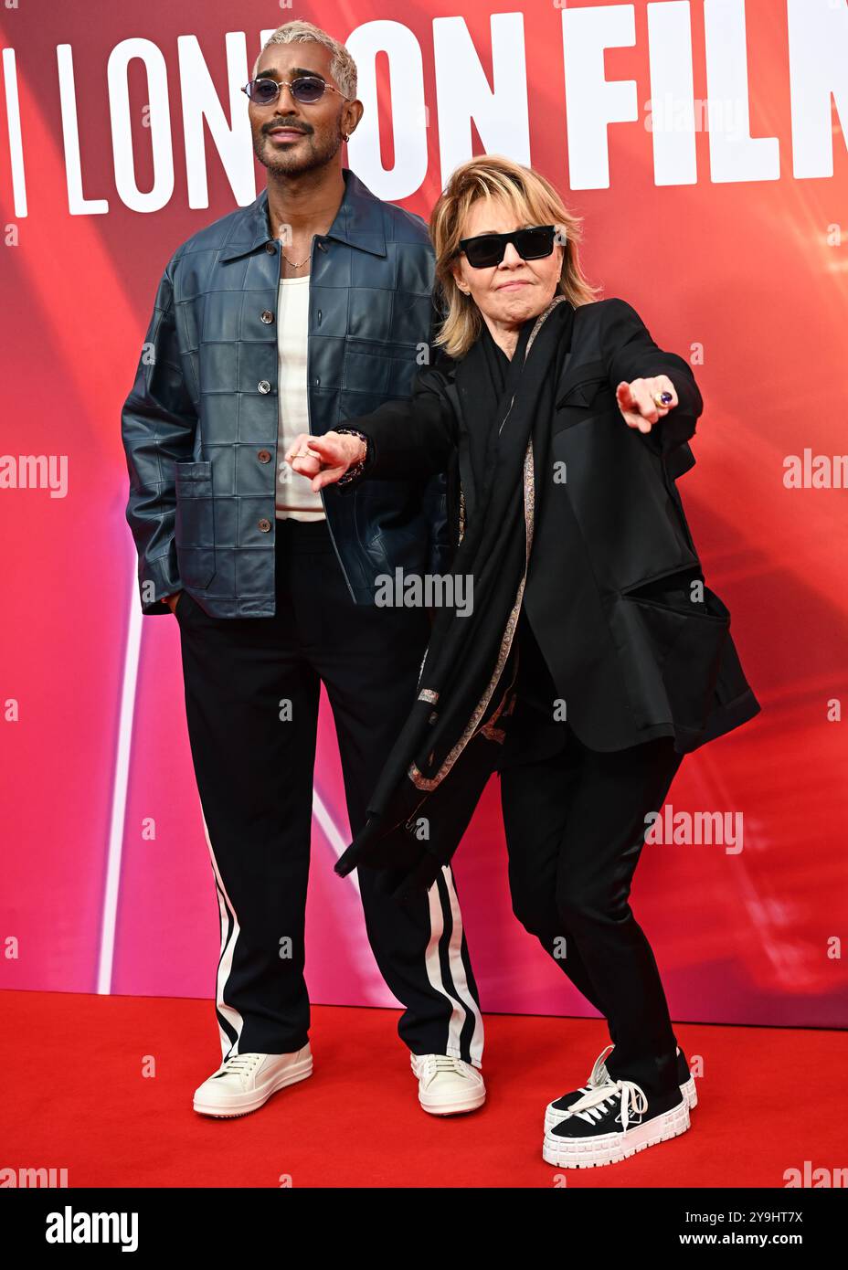 LONDRA, REGNO UNITO. 10 ottobre 2024. Lulu partecipa al "Elton John: Never Too Late" Headline Gala - 68° BFI London Film Festival a Londra, Regno Unito. (Foto di 李世惠/SEE li/Picture Capital) credito: Vedi li/Picture Capital/Alamy Live News Foto Stock