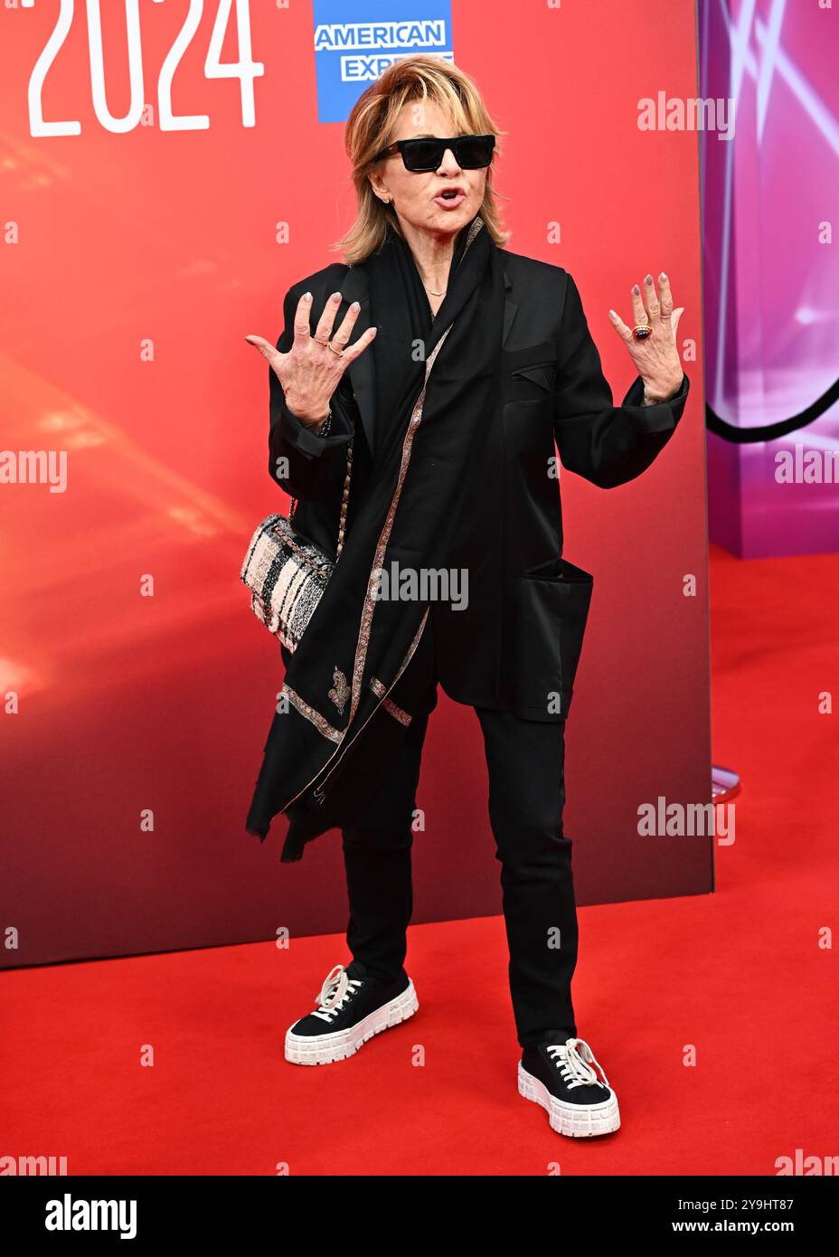 LONDRA, REGNO UNITO. 10 ottobre 2024. Lulu partecipa al "Elton John: Never Too Late" Headline Gala - 68° BFI London Film Festival a Londra, Regno Unito. (Foto di 李世惠/SEE li/Picture Capital) credito: Vedi li/Picture Capital/Alamy Live News Foto Stock