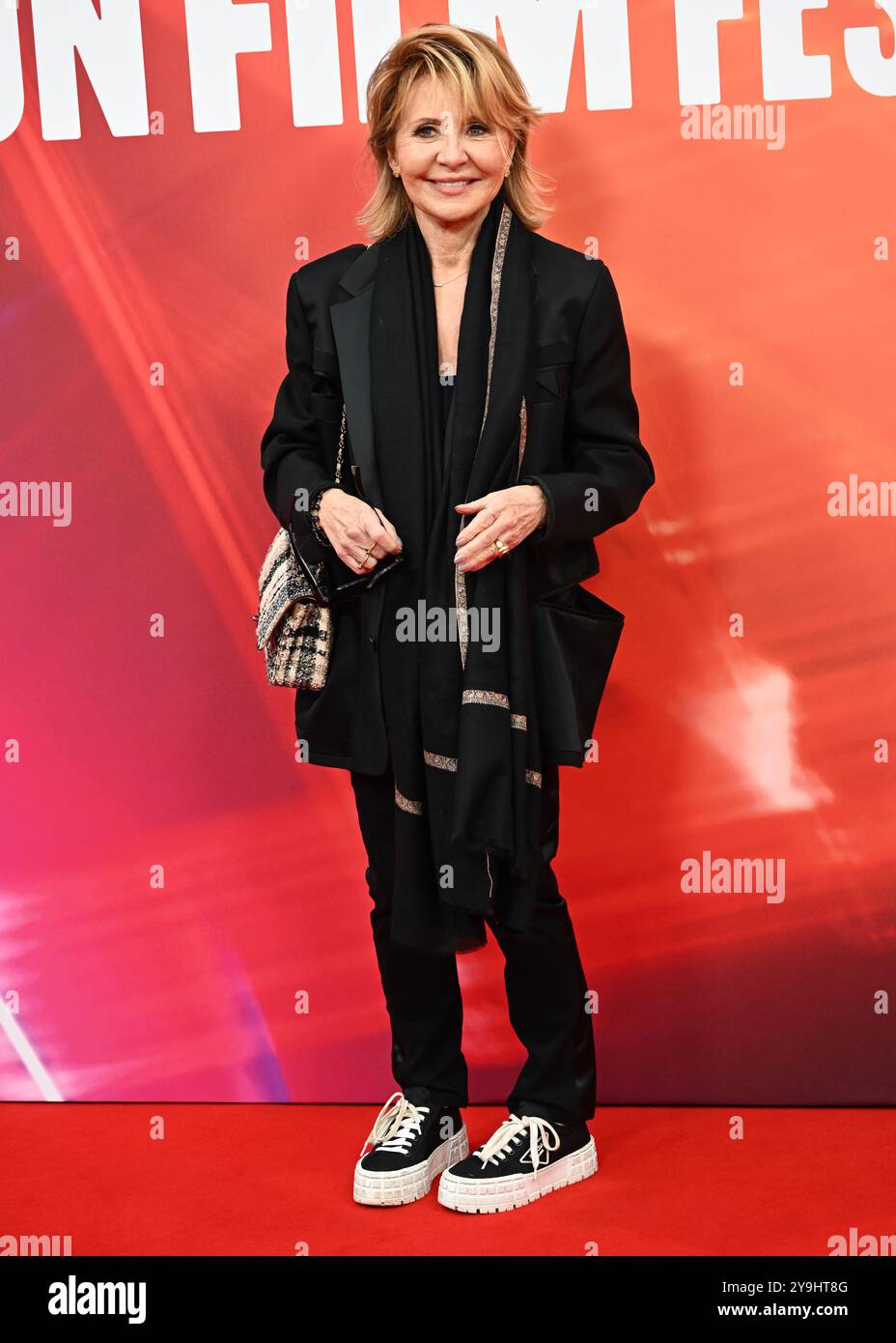 LONDRA, REGNO UNITO. 10 ottobre 2024. Lulu partecipa al "Elton John: Never Too Late" Headline Gala - 68° BFI London Film Festival a Londra, Regno Unito. (Foto di 李世惠/SEE li/Picture Capital) credito: Vedi li/Picture Capital/Alamy Live News Foto Stock