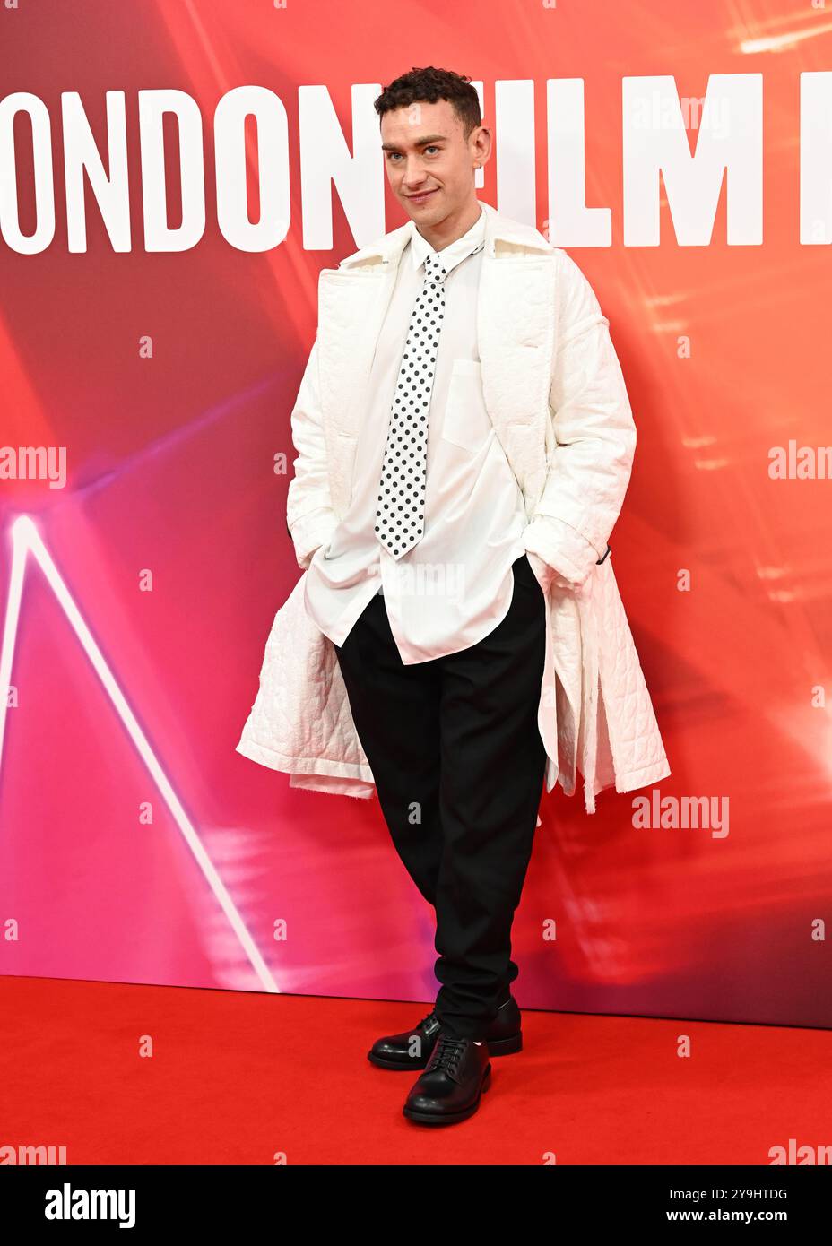 LONDRA, REGNO UNITO. 10 ottobre 2024. Olly Alexander partecipa al "Elton John: Never Too Late" Headline Gala - 68° BFI London Film Festival a Londra, Regno Unito. (Foto di 李世惠/SEE li/Picture Capital) credito: Vedi li/Picture Capital/Alamy Live News Foto Stock