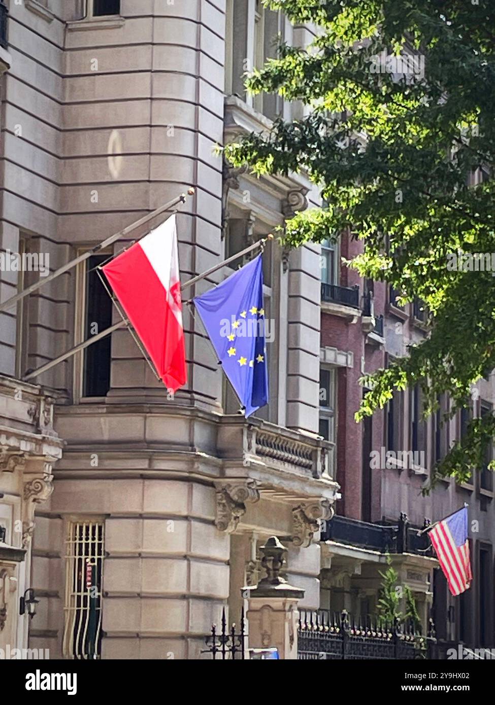 Il Consolato generale della Repubblica di Polonia a New York è una missione consolare della Repubblica di Polonia negli Stati Uniti. 2024 Foto Stock Il Consolato generale della Repubblica di Polonia a New York è una missione consolare della Repubblica di Polonia negli Stati Uniti. 2024 Foto Stock