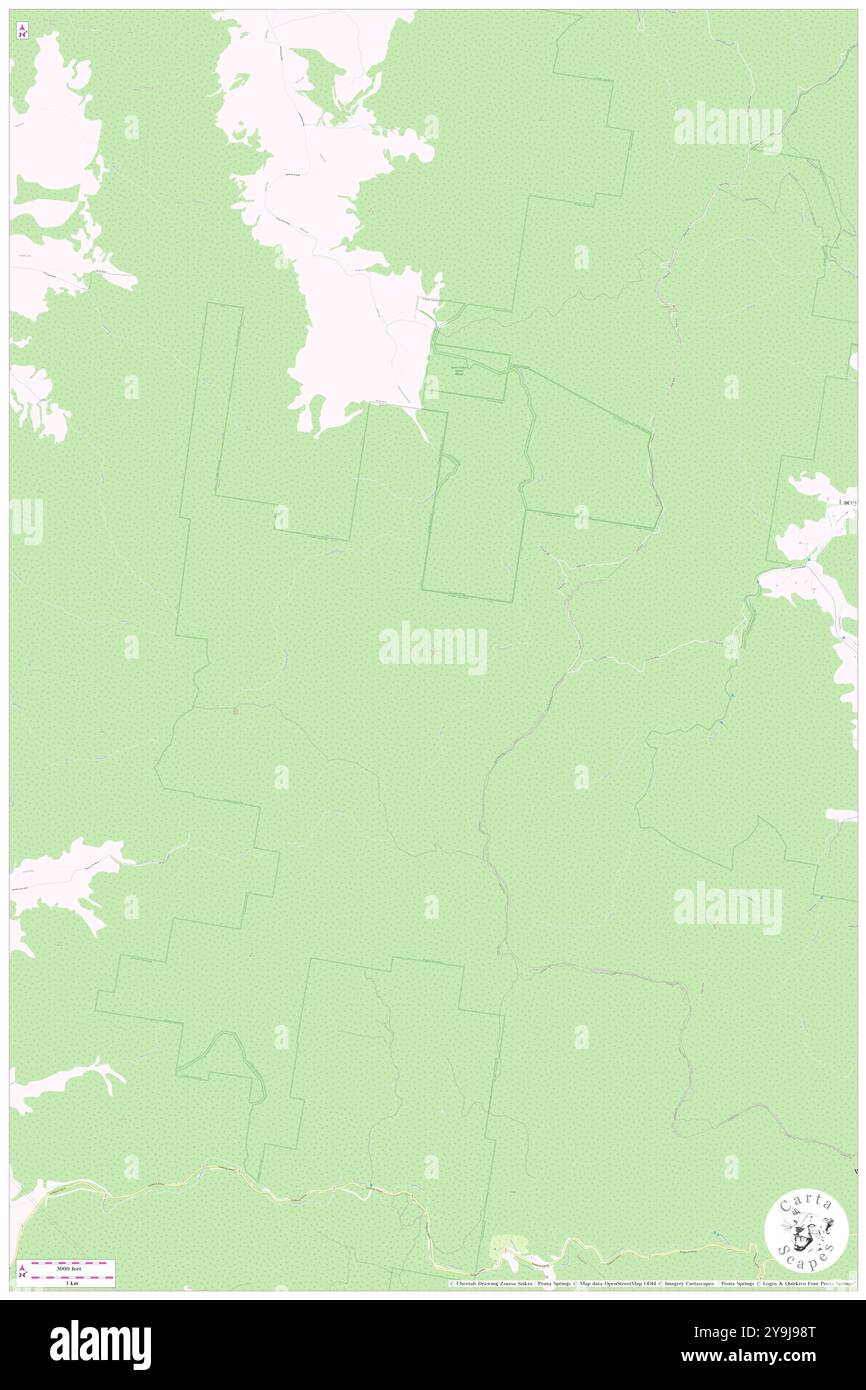 The Bulls Knob, Somerset, AU, Australia, Queensland, s 27 14' 29'', N 152 40' 30'', MAP, Cartascapes Map pubblicata nel 2024. Esplora Cartascapes, una mappa che rivela i diversi paesaggi, culture ed ecosistemi della Terra. Viaggia attraverso il tempo e lo spazio, scoprendo l'interconnessione del passato, del presente e del futuro del nostro pianeta. Foto Stock