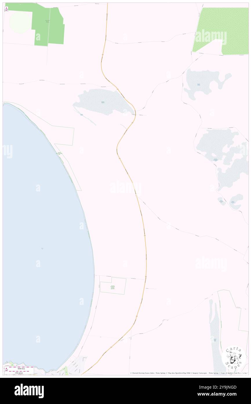 Zanneil, Robe, AU, Australia, Australia meridionale, s 37 6' 19'', N 139 48' 30'', MAP, Cartascapes Map pubblicata nel 2024. Esplora Cartascapes, una mappa che rivela i diversi paesaggi, culture ed ecosistemi della Terra. Viaggia attraverso il tempo e lo spazio, scoprendo l'interconnessione del passato, del presente e del futuro del nostro pianeta. Foto Stock