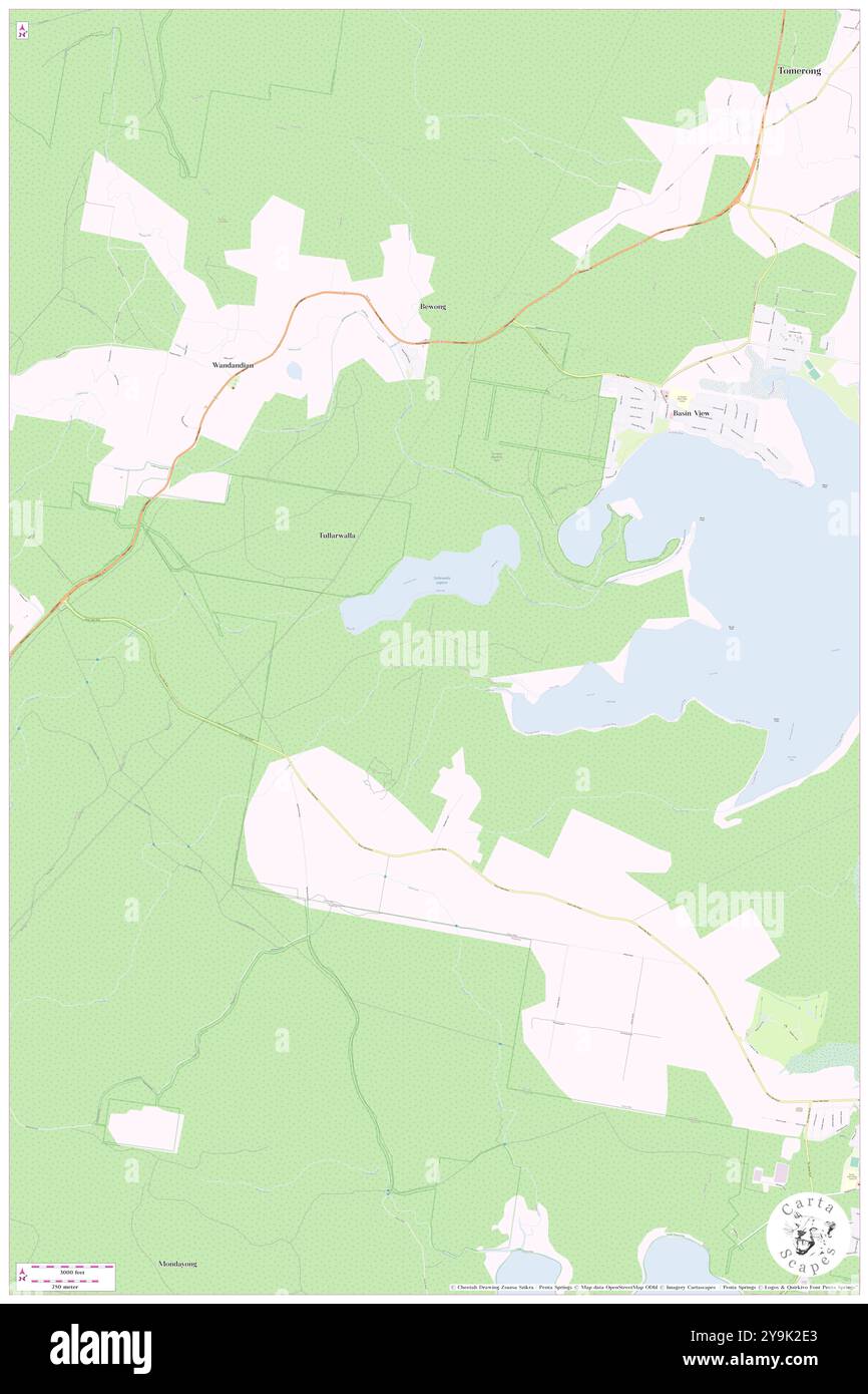 Tullarwalla Lagoon, UA, Australia, nuovo Galles del Sud, s 35 6' 54'', N 150 32' 4'', MAP, Cartascapes Map pubblicata nel 2024. Esplora Cartascapes, una mappa che rivela i diversi paesaggi, culture ed ecosistemi della Terra. Viaggia attraverso il tempo e lo spazio, scoprendo l'interconnessione del passato, del presente e del futuro del nostro pianeta. Foto Stock