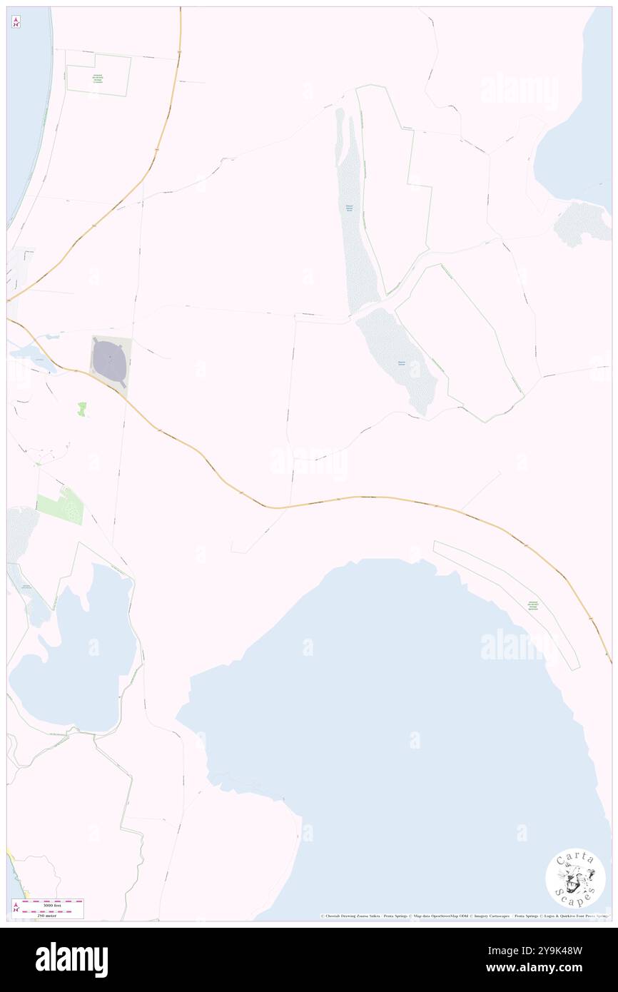 Denington, Robe, AU, Australia, Australia meridionale, s 37 11' 18''', N 139 50' 18''', MAP, Cartascapes Map pubblicata nel 2024. Esplora Cartascapes, una mappa che rivela i diversi paesaggi, culture ed ecosistemi della Terra. Viaggia attraverso il tempo e lo spazio, scoprendo l'interconnessione del passato, del presente e del futuro del nostro pianeta. Foto Stock