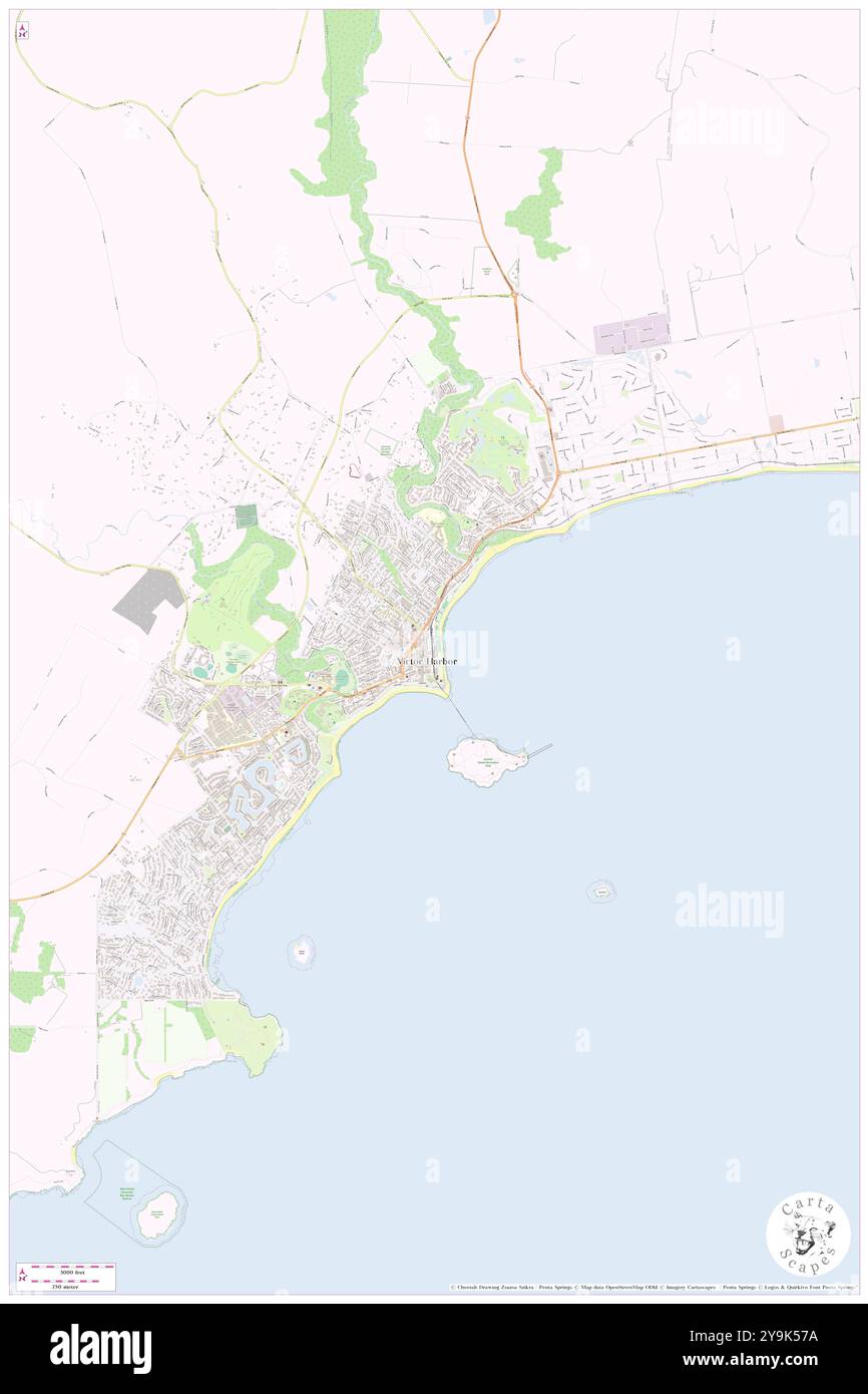 Anchorage Seafront Hotel, Victor Harbor, Australia, Australia meridionale, s 35 33' 13'', N 138 37' 27'', mappa, Cartascapes Map pubblicata nel 2024. Esplora Cartascapes, una mappa che rivela i diversi paesaggi, culture ed ecosistemi della Terra. Viaggia attraverso il tempo e lo spazio, scoprendo l'interconnessione del passato, del presente e del futuro del nostro pianeta. Foto Stock