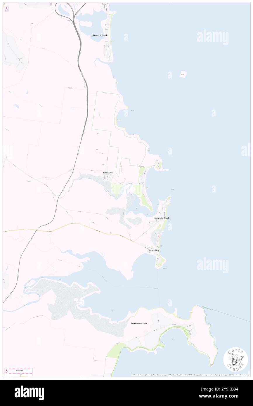 Victor Hills, , AU, Australia, Queensland, s 21 22' 0'', N 149 18' 0'', MAP, Cartascapes Map pubblicata nel 2024. Esplora Cartascapes, una mappa che rivela i diversi paesaggi, culture ed ecosistemi della Terra. Viaggia attraverso il tempo e lo spazio, scoprendo l'interconnessione del passato, del presente e del futuro del nostro pianeta. Foto Stock