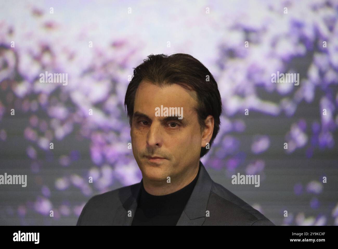 Thomas Mack (Direttore Junior di Europapark Rust) a Europapark Rust alla conferenza stampa per l'apertura della stagione 2023 Foto Stock