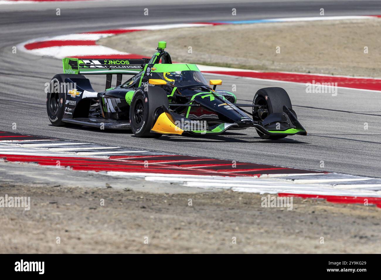 ROMAIN GROSJEAN (77) di Ginevra, Svizzera, pratica per l'inaugurale Thermal Club $1 Million Challenge presso il Thermal Club di Thermal, CA Foto Stock