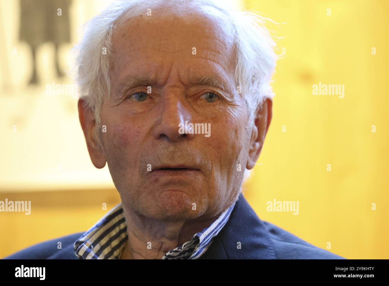 Georg Thoma (campione olimpico e mondiale di combinata nordica) alla cerimonia di premiazione sportiva 2024 della Black Forest Ski Association presso il Black Forest Ski Museum Foto Stock