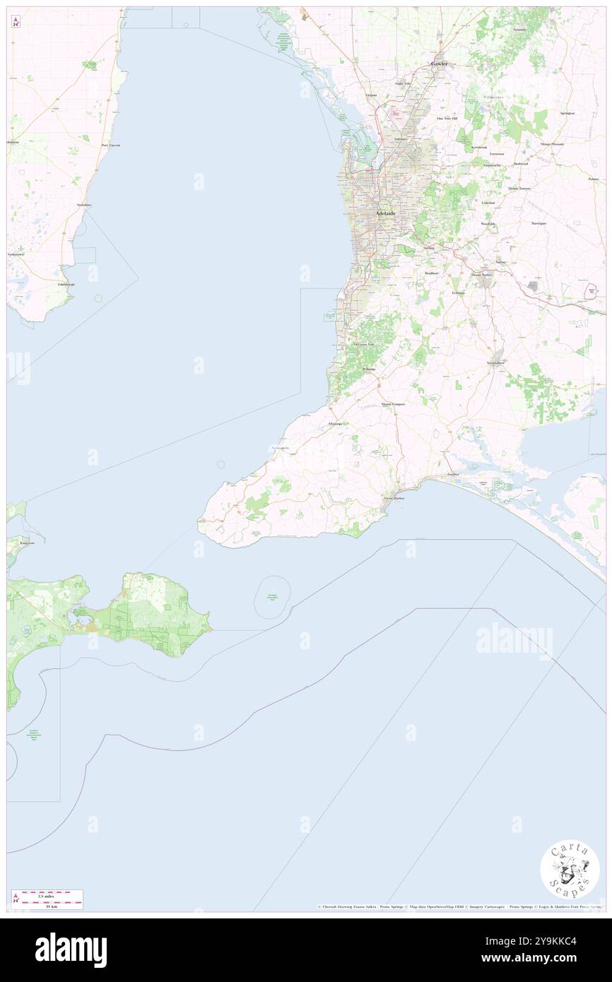 Encounter Marine Park, , AU, Australia, Australia meridionale, s 35 41' 45'', N 138 8' 26'', MAP, Cartascapes Map pubblicata nel 2024. Esplora Cartascapes, una mappa che rivela i diversi paesaggi, culture ed ecosistemi della Terra. Viaggia attraverso il tempo e lo spazio, scoprendo l'interconnessione del passato, del presente e del futuro del nostro pianeta. Foto Stock