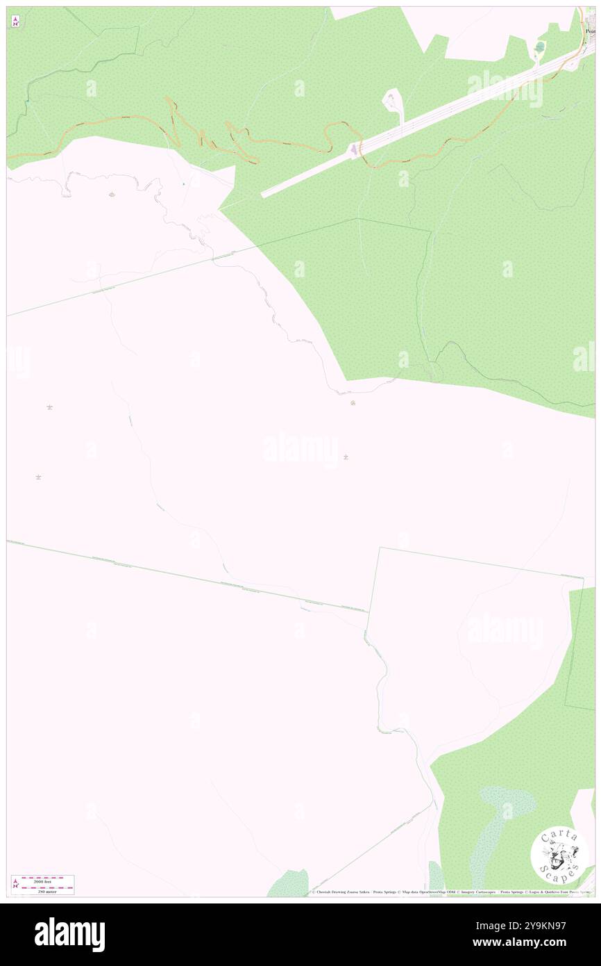 Tumble Tor, Central Highlands, AU, Australia, Tasmania, s 41 51' 0'', N 146 54' 35'', MAP, Cartascapes Map pubblicata nel 2024. Esplora Cartascapes, una mappa che rivela i diversi paesaggi, culture ed ecosistemi della Terra. Viaggia attraverso il tempo e lo spazio, scoprendo l'interconnessione del passato, del presente e del futuro del nostro pianeta. Foto Stock