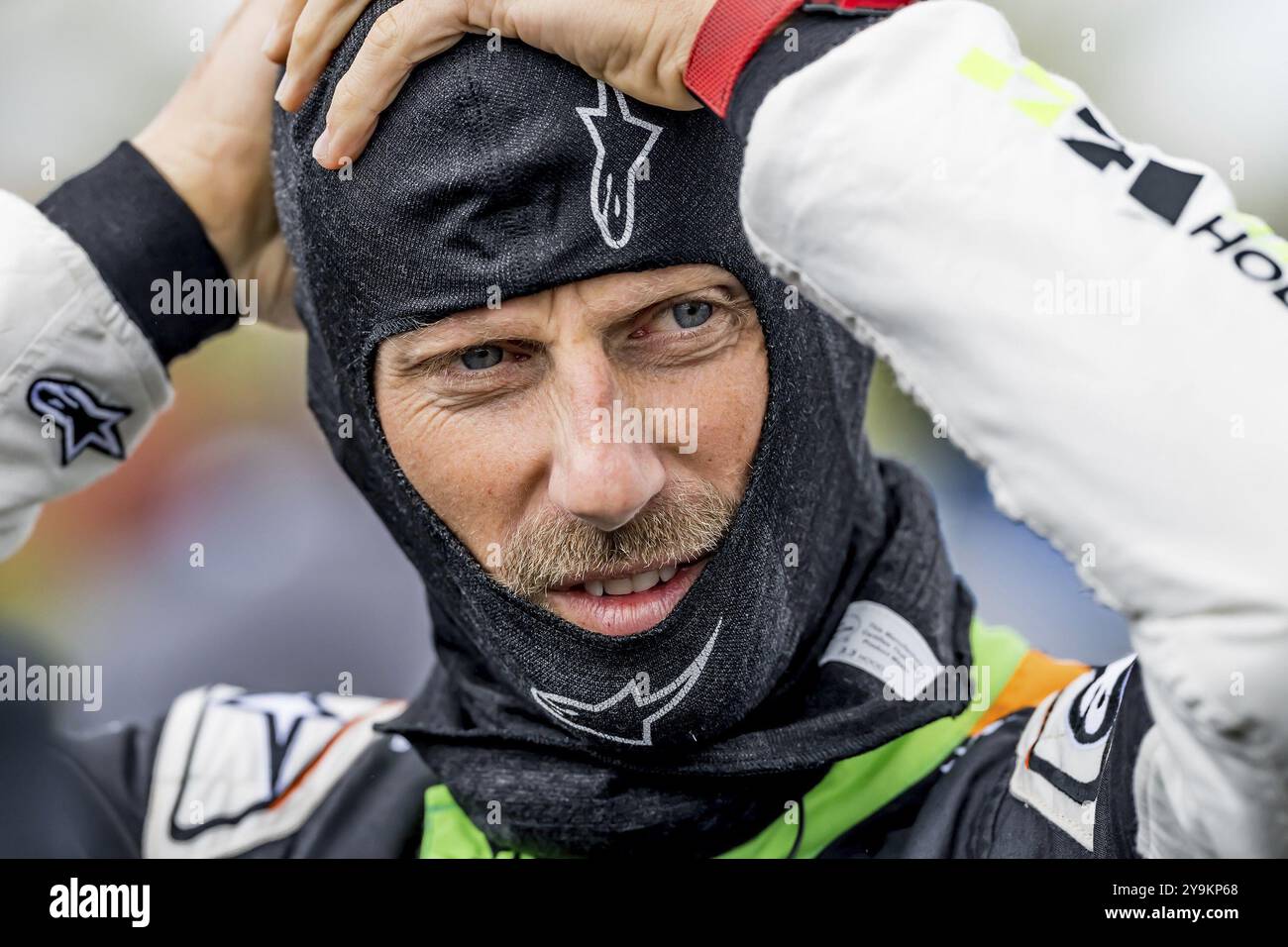 ROMAIN GROSJEAN (77) di Ginevra, Svizzera, si prepara all'inaugurale Thermal Club $1 Million Challenge presso il Thermal Club di Thermal, CA Foto Stock