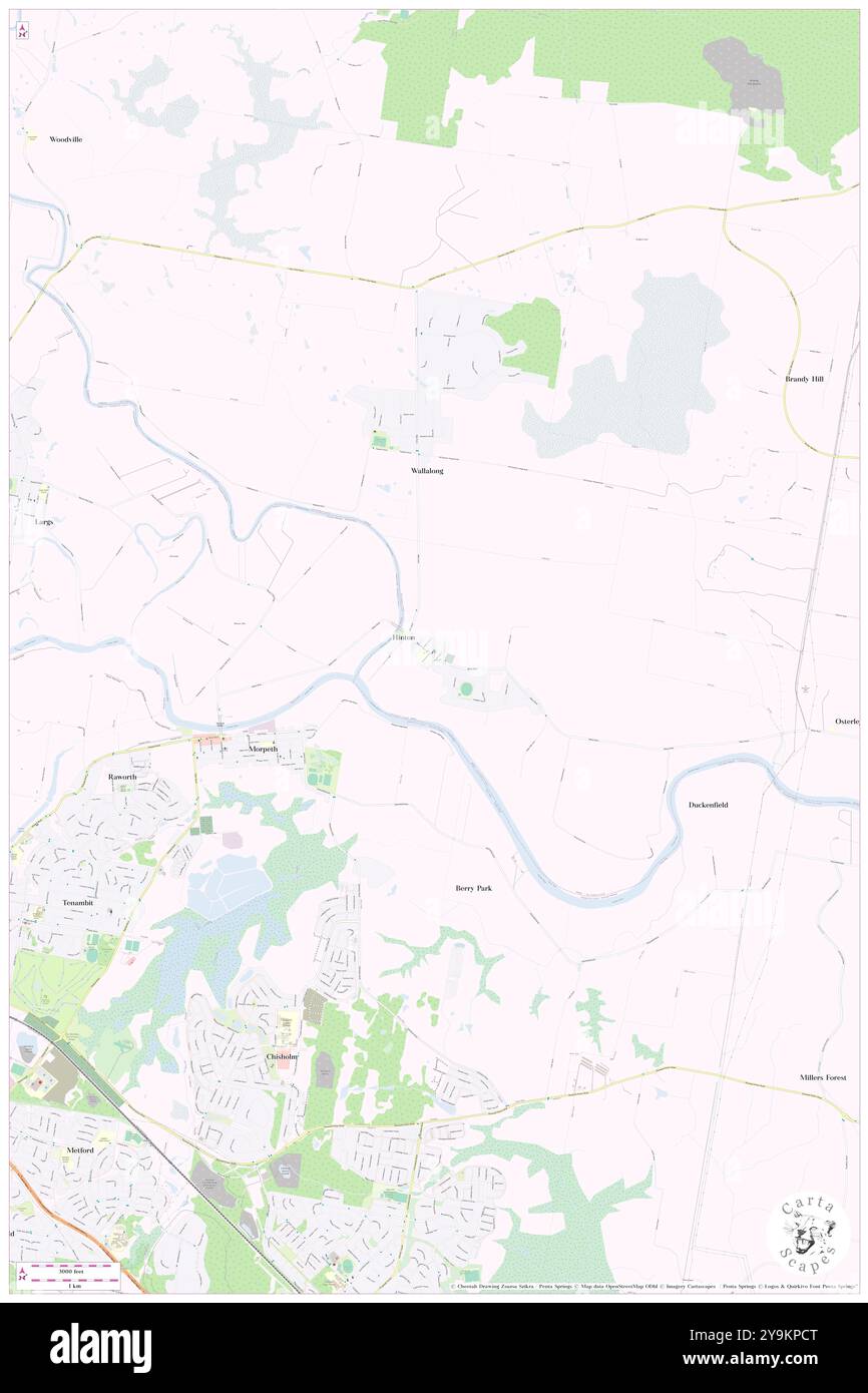 St John's Anglican Cemetery, Port Stephens Shire, AU, Australia, nuovo Galles del Sud, s 32 42' 59'', N 151 39' 7'', MAP, Cartascapes Map pubblicata nel 2024. Esplora Cartascapes, una mappa che rivela i diversi paesaggi, culture ed ecosistemi della Terra. Viaggia attraverso il tempo e lo spazio, scoprendo l'interconnessione del passato, del presente e del futuro del nostro pianeta. Foto Stock