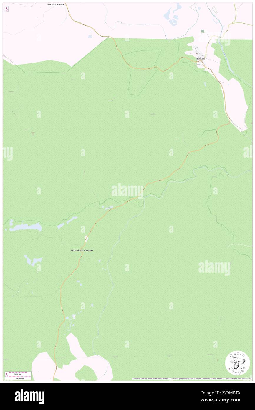 Big Valley Creek Bridge, Dorset, AU, Australia, Tasmania, s 41 0' 0''', N 147 58' 47'', MAP, Cartascapes Map pubblicata nel 2024. Esplora Cartascapes, una mappa che rivela i diversi paesaggi, culture ed ecosistemi della Terra. Viaggia attraverso il tempo e lo spazio, scoprendo l'interconnessione del passato, del presente e del futuro del nostro pianeta. Foto Stock