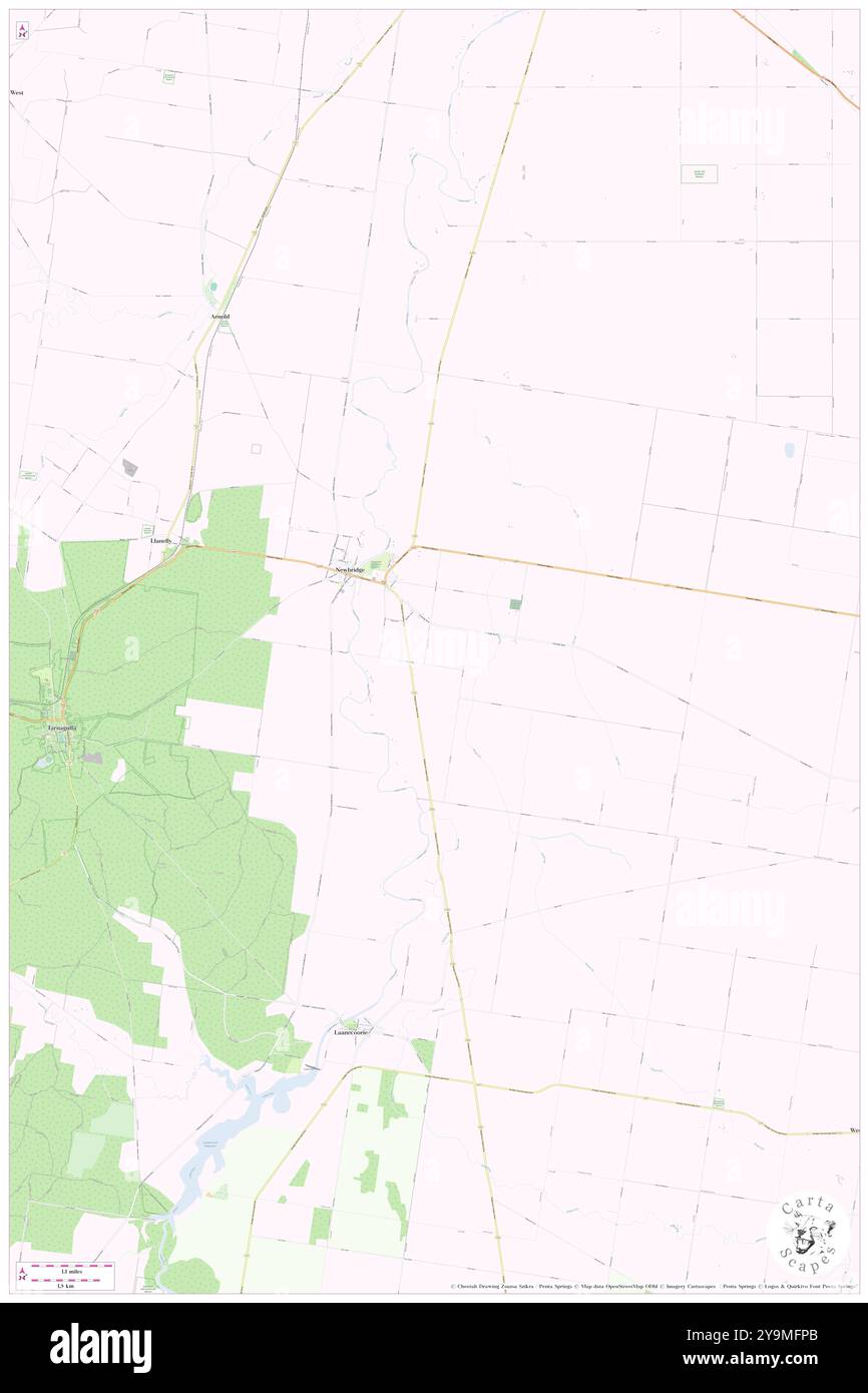 Newbridge, Loddon, AU, Australia, Victoria, s 36 43' 59'', N 143 55' 0'', MAP, Cartascapes Map pubblicata nel 2024. Esplora Cartascapes, una mappa che rivela i diversi paesaggi, culture ed ecosistemi della Terra. Viaggia attraverso il tempo e lo spazio, scoprendo l'interconnessione del passato, del presente e del futuro del nostro pianeta. Foto Stock