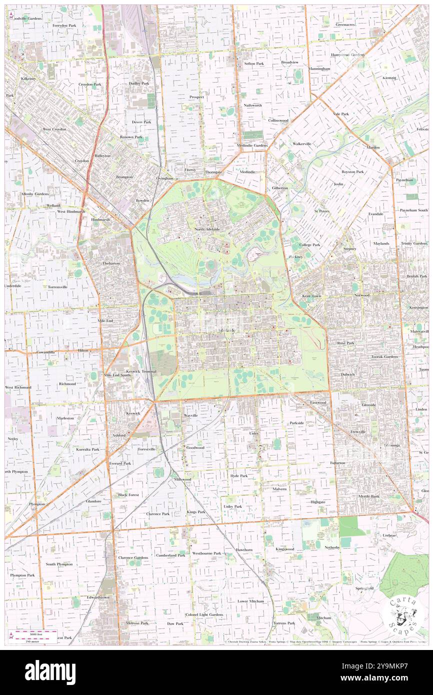 Franklin Central Apartments, Adelaide, Australia, Australia meridionale, s 34 55' 37'', N 138 35' 51'', MAP, Cartascapes Map pubblicata nel 2024. Esplora Cartascapes, una mappa che rivela i diversi paesaggi, culture ed ecosistemi della Terra. Viaggia attraverso il tempo e lo spazio, scoprendo l'interconnessione del passato, del presente e del futuro del nostro pianeta. Foto Stock