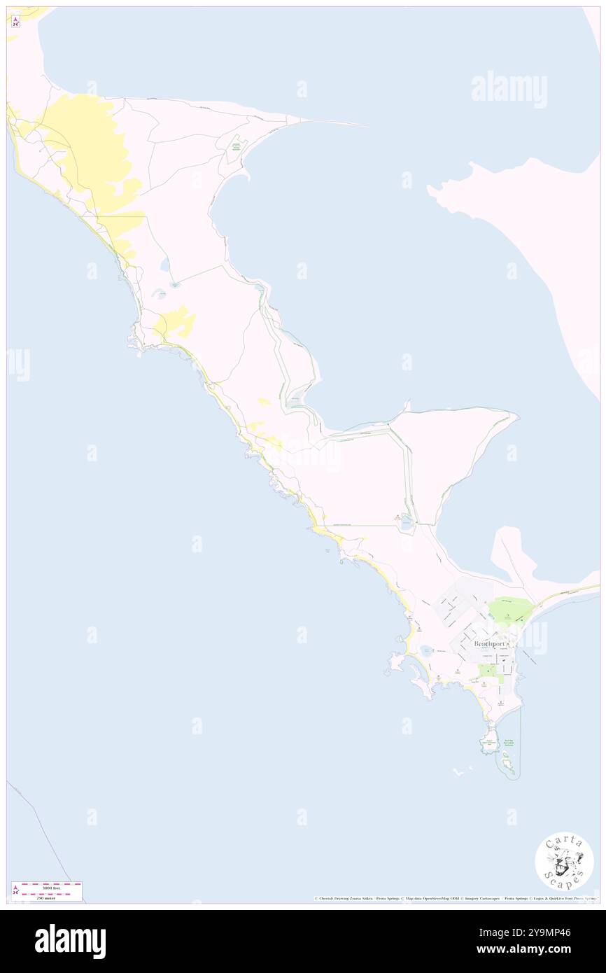 Beachport Conservation Park, Wattle Range, Australia, Australia meridionale, s 37 27' 23'', N 139 58' 44'', MAP, Cartascapes Map pubblicata nel 2024. Esplora Cartascapes, una mappa che rivela i diversi paesaggi, culture ed ecosistemi della Terra. Viaggia attraverso il tempo e lo spazio, scoprendo l'interconnessione del passato, del presente e del futuro del nostro pianeta. Foto Stock