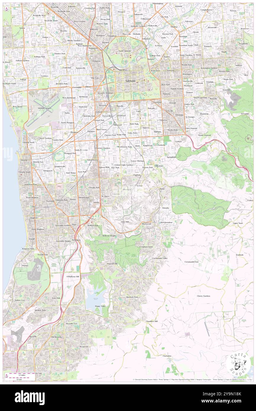 Panorama, The Coorong, AU, Australia, Australia meridionale, s 35 30' 40'', N 139 50' 57'', MAP, Cartascapes Map pubblicata nel 2024. Esplora Cartascapes, una mappa che rivela i diversi paesaggi, culture ed ecosistemi della Terra. Viaggia attraverso il tempo e lo spazio, scoprendo l'interconnessione del passato, del presente e del futuro del nostro pianeta. Foto Stock