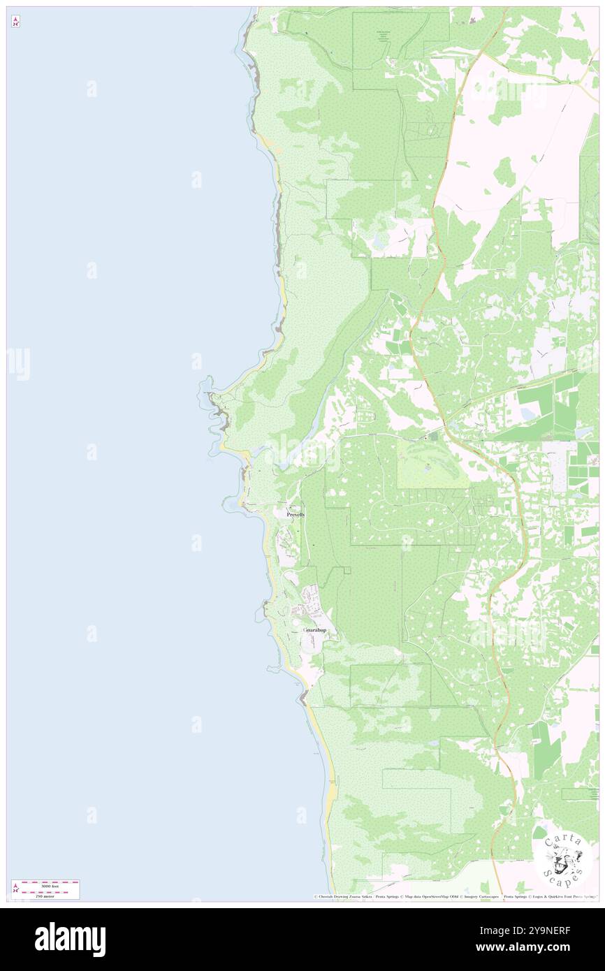 Wallcliffe House, Augusta-Margaret River Shire, AU, Australia, Australia Occidentale, s 33 58' 11'', N 114 59' 45'', mappa, Cartascapes Map pubblicata nel 2024. Esplora Cartascapes, una mappa che rivela i diversi paesaggi, culture ed ecosistemi della Terra. Viaggia attraverso il tempo e lo spazio, scoprendo l'interconnessione del passato, del presente e del futuro del nostro pianeta. Foto Stock