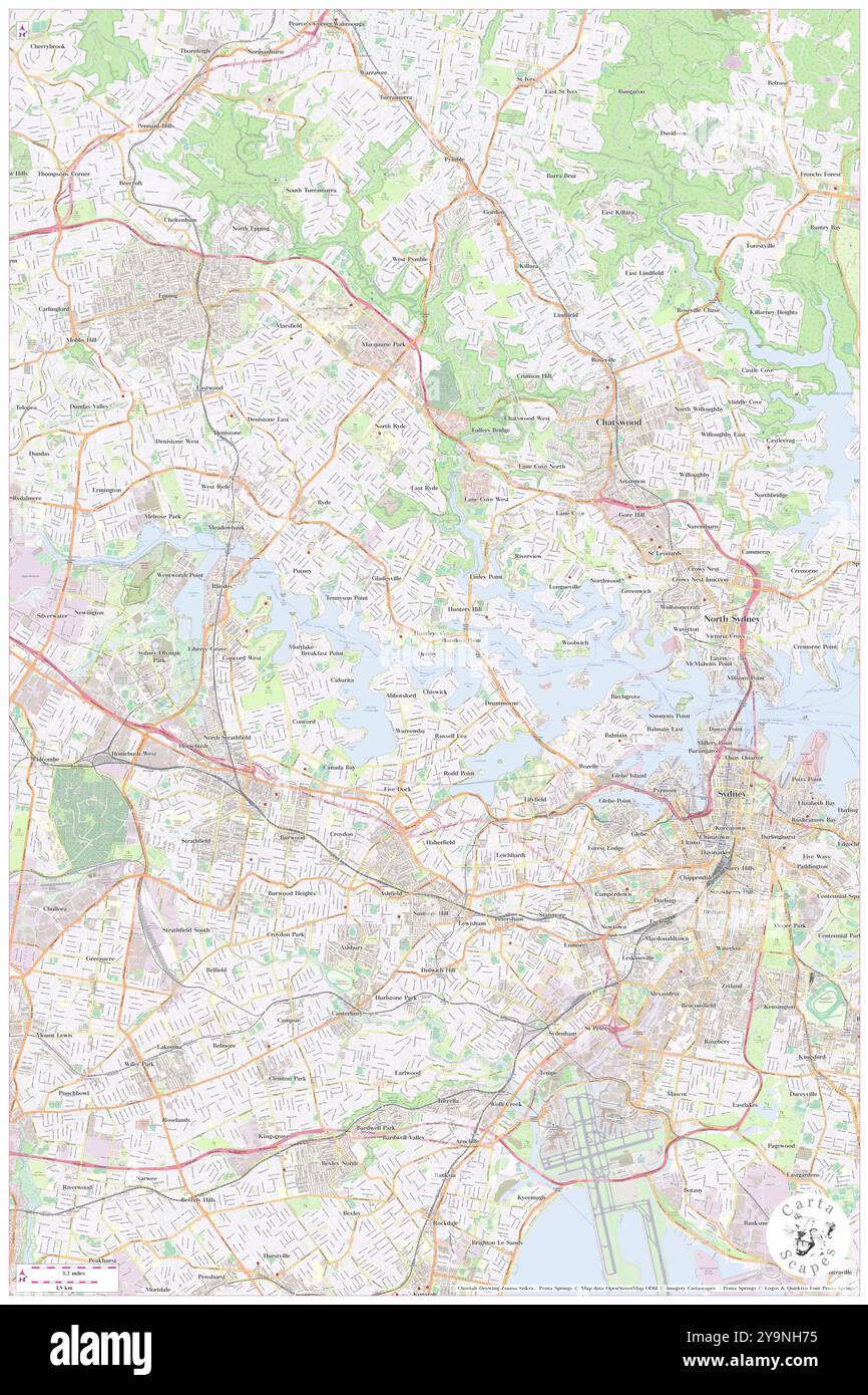 Henley, Hunters Hill, Australia, nuovo Galles del Sud, s 33 50' 36'', N 151 8' 8'', MAP, Cartascapes Map pubblicata nel 2024. Esplora Cartascapes, una mappa che rivela i diversi paesaggi, culture ed ecosistemi della Terra. Viaggia attraverso il tempo e lo spazio, scoprendo l'interconnessione del passato, del presente e del futuro del nostro pianeta. Foto Stock