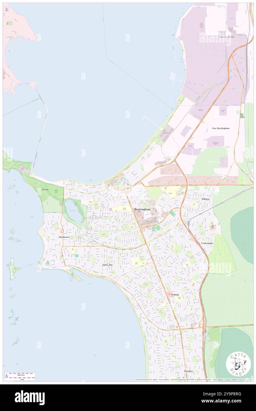 HMAS Warramunga Park, AU, Australia, Australia Occidentale, s 32 16' 45'', N 115 44' 12'', MAP, Cartascapes Map pubblicata nel 2024. Esplora Cartascapes, una mappa che rivela i diversi paesaggi, culture ed ecosistemi della Terra. Viaggia attraverso il tempo e lo spazio, scoprendo l'interconnessione del passato, del presente e del futuro del nostro pianeta. Foto Stock