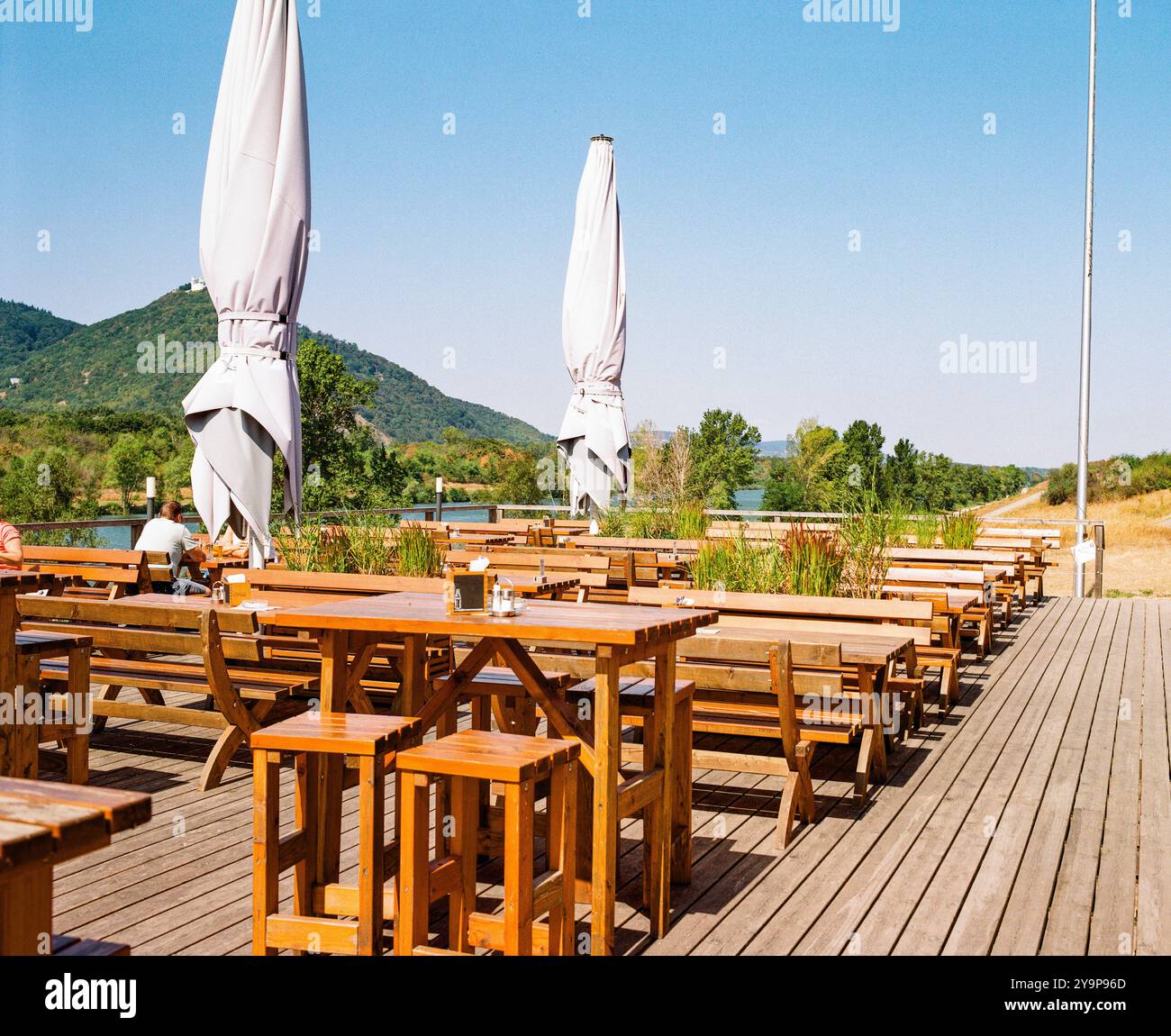 Caffè Schilfhütte, Vienna, Austria. Foto Stock