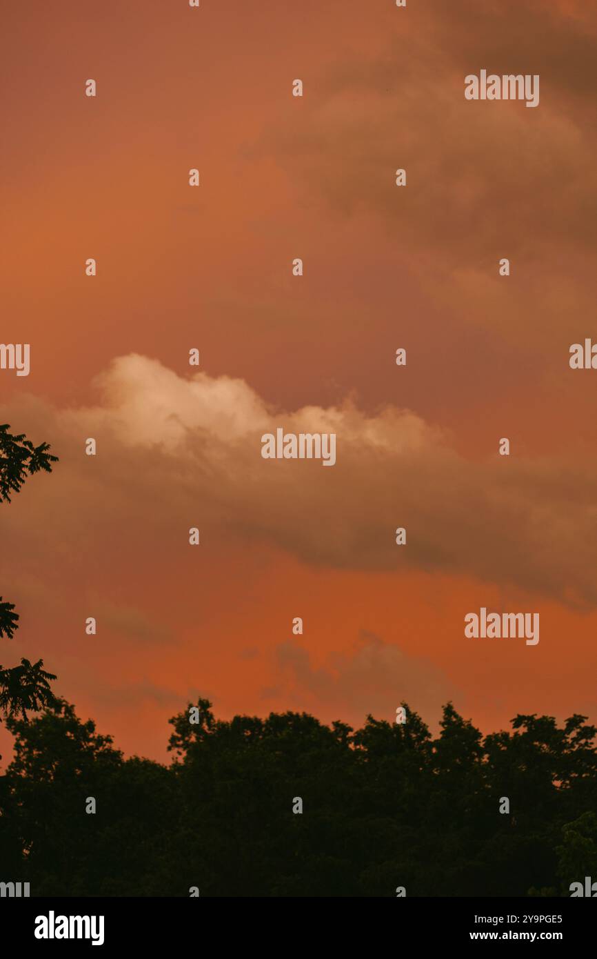 Colore del cielo e sfondo del motivo non riflesso Foto Stock