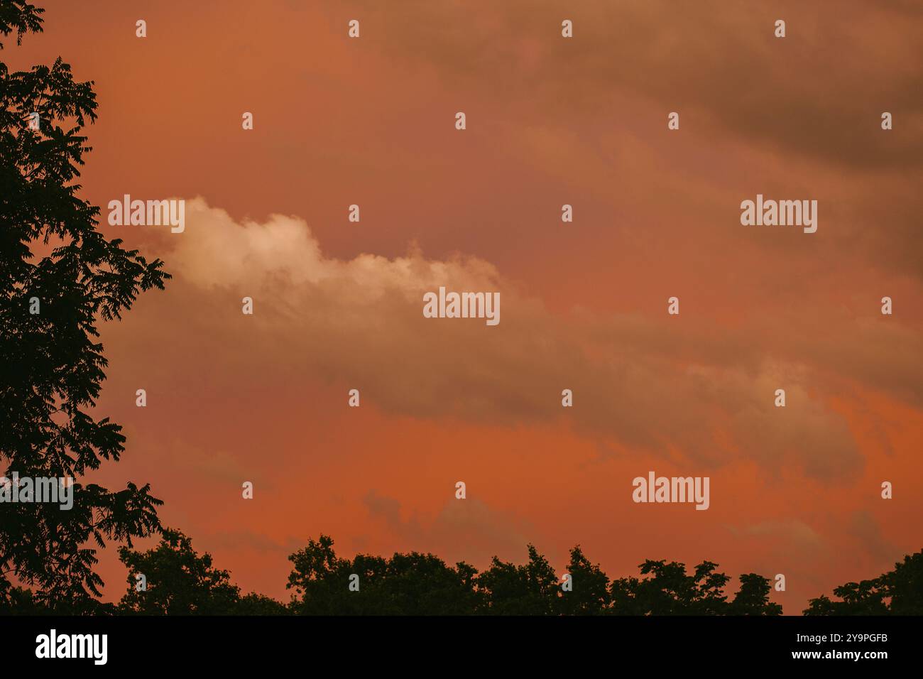 Colore del cielo e sfondo del motivo non riflesso Foto Stock